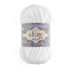Alize Velluto 055 - bílá
