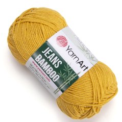 YarnArt Jeans Bamboo 107 - hořčice