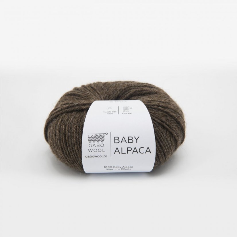 Gabo Wool Baby Alpaca 211 - hnědá