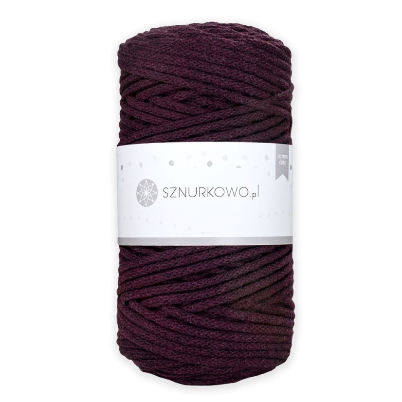 Sznurkowo šňůry 3 mm - vínová Sznurkowo šňůry 3 mm - vínová