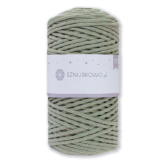 Sznurkowo šňůry 3 mm - světlá olivová