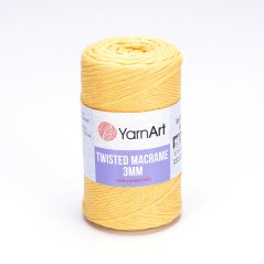 YarnArt Twisted Macrame 3 mm 764 - žlutá