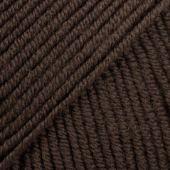 DROPS Merino Extra Fine uni colour 09 - tmavá hnědá
