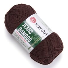 YarnArt Jeans Bamboo 134 - tmavě hnědá