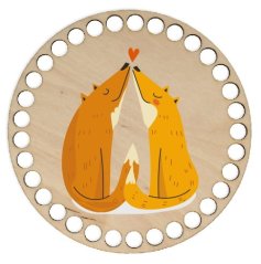 Dno/víko - zamilované lišky