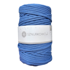 Sznurkowo šňůry 5 mm - modrá