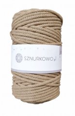 Sznurkowo šňůry 5 mm - cappucino