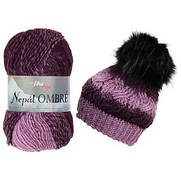 Vlna-Hep Nepál Ombré 7414 - fialová Vlna-Hep Nepál Ombré 7414 - fialová