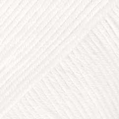 DROPS Safran uni colour 17 - bílá