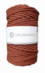 Sznurkowo šňůry 5 mm - cihlová