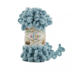 Alize Puffy 414 - šedá mint