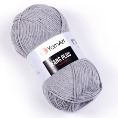 YarnArt Jeans Plus 46 - šedá
