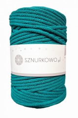 Sznurkowo šňůry 5 mm - smaragdová
