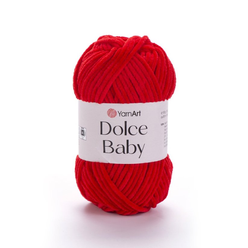 YarnArt Dolce Baby 748 - červená