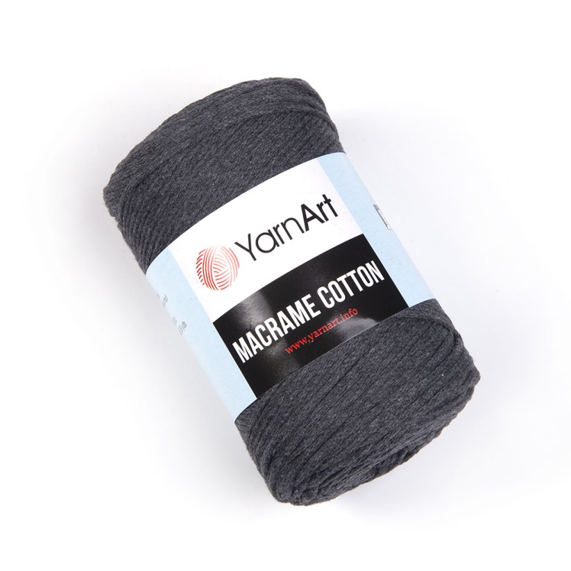 Yarnart Macrame Cotton 758 - tmavě šedá