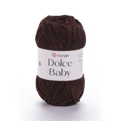 YarnArt Dolce Baby 775 - tmavá čokoládová