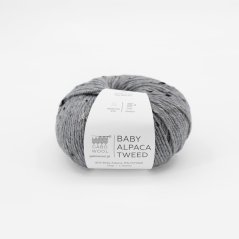 Gabo Wool Baby Alpaca Tweed  T401 - světle šedá