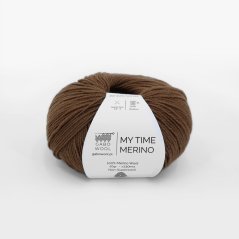Gabo Wool My Time Merino 9121 - kaštanově hnědá