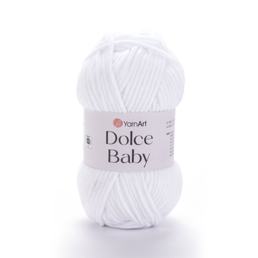 YarnArt Dolce Baby 741 - bílá