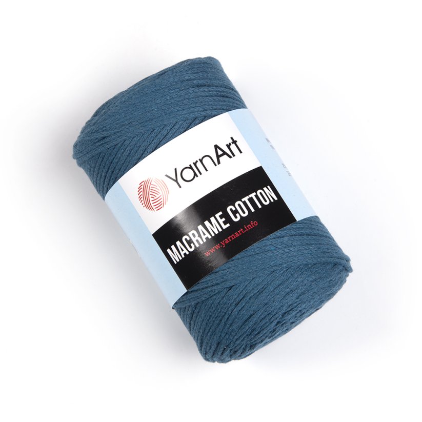 Yarnart Macrame Cotton 789  - petrolejová