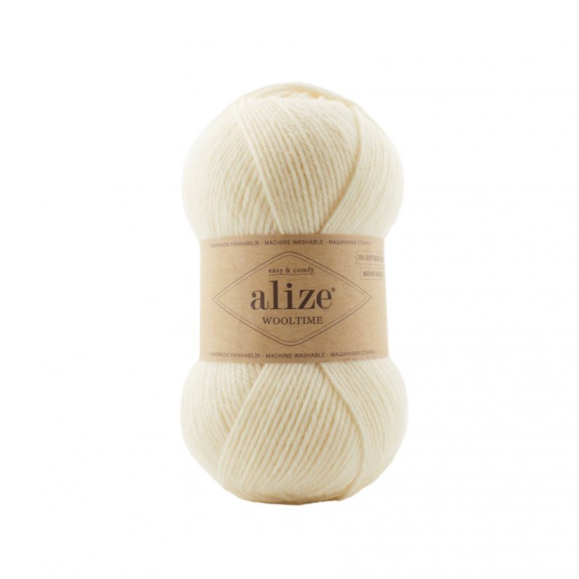 Alize Wooltime 01 - krémová