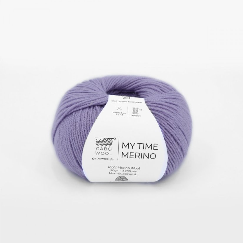 Gabo Wool My Time Merino 930 - levandulová