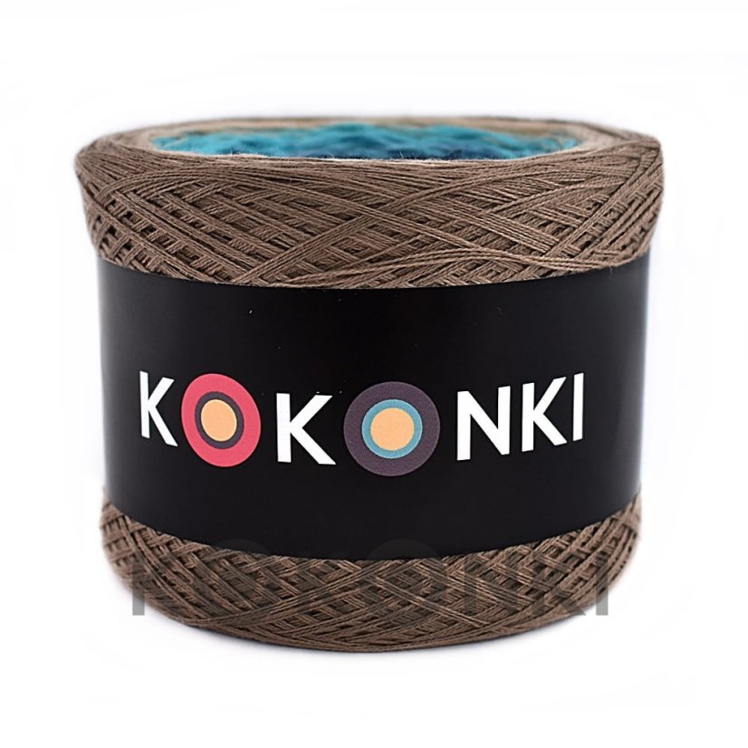Kokonki Classic A957-  tmavá béžová, světlá béžová, tyrkysová, petrolejová, tmavá petrolejová