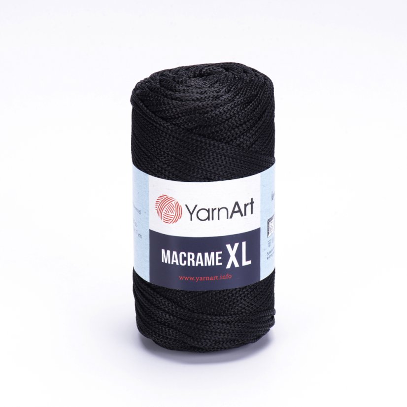 YarnArt Macrame XL 148 - černá