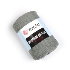 Yarnart Macrame Cotton 794 - šedozelená