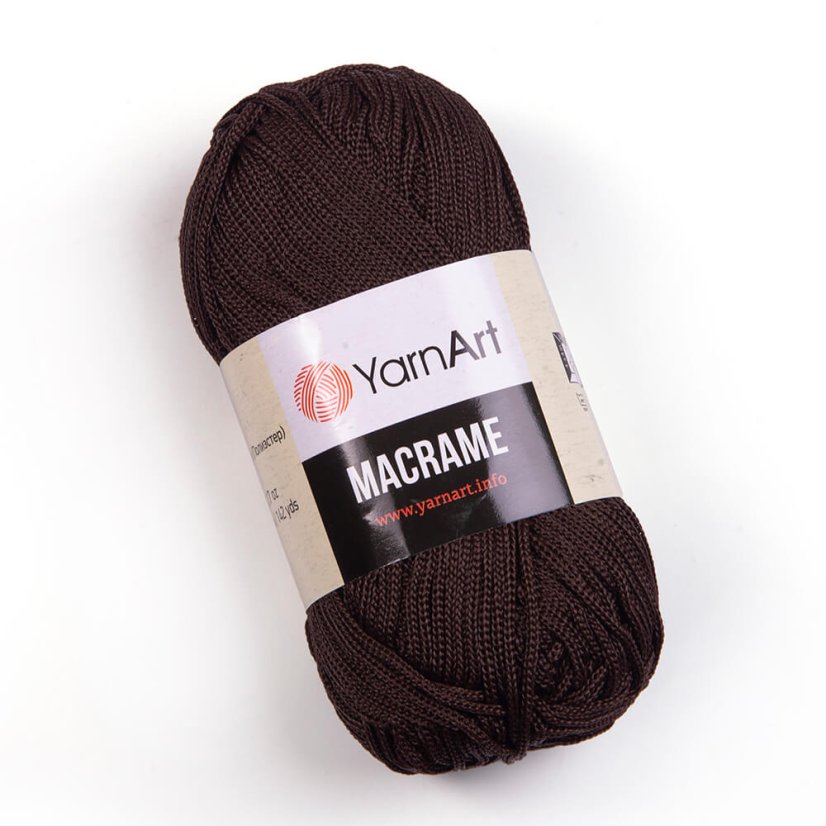 YarnArt Macrame 157 - tmavě hnědá