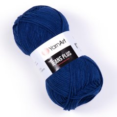 YarnArt Jeans Plus 54 - tmavě modrá