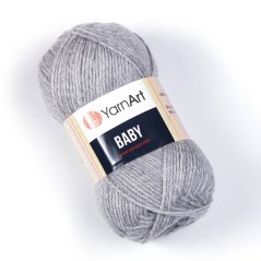 YarnArt Baby 195 - šedá