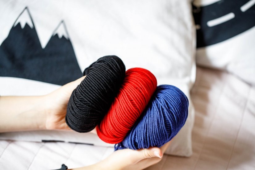 Gabo Wool Fine Merino Wool RJ6569 - červená