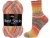 Vlna-Hep Best Socks 4-fach 7338 - červená, hořčičová, šedá, béžová