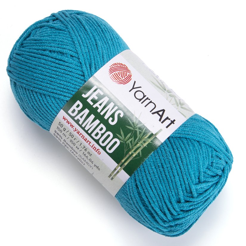 YarnArt Jeans Bamboo 140 - tyrkysová