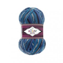 Alize Superwash Comfort 4446 - odstíny modré