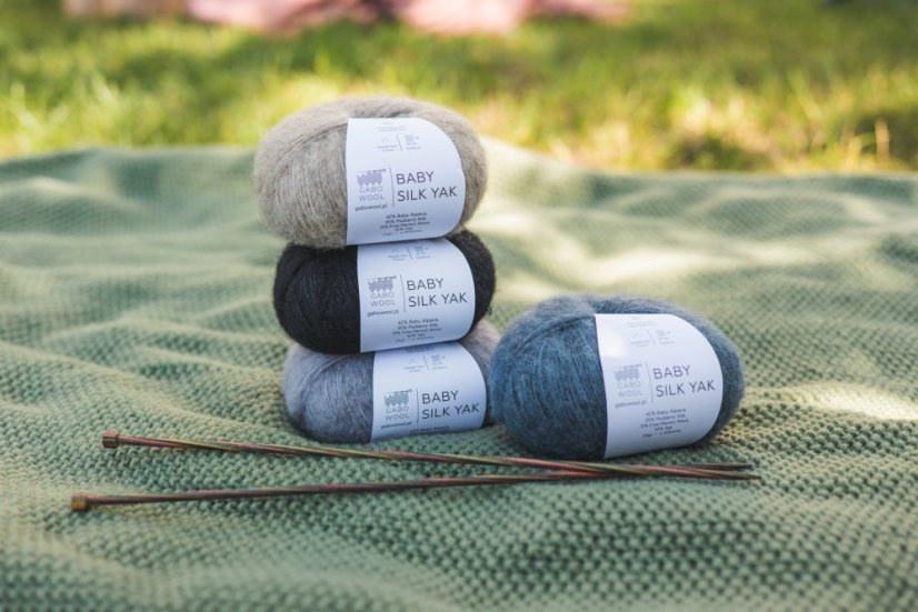 Gabo Wool Baby Silk Yak 9636 - světle šedá