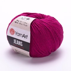YarnArt Jeans 91 - višňová