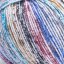 YarnArt Jeans Splash 942 - černá, modrá, červená, žlutá, bílá