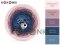 Kokonki Classic A709 -  pastelová růžová, špinavá růžová, bledě fialová, indigo melange a denim
