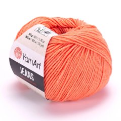 YarnArt Jeans 23 - světlá oranžová