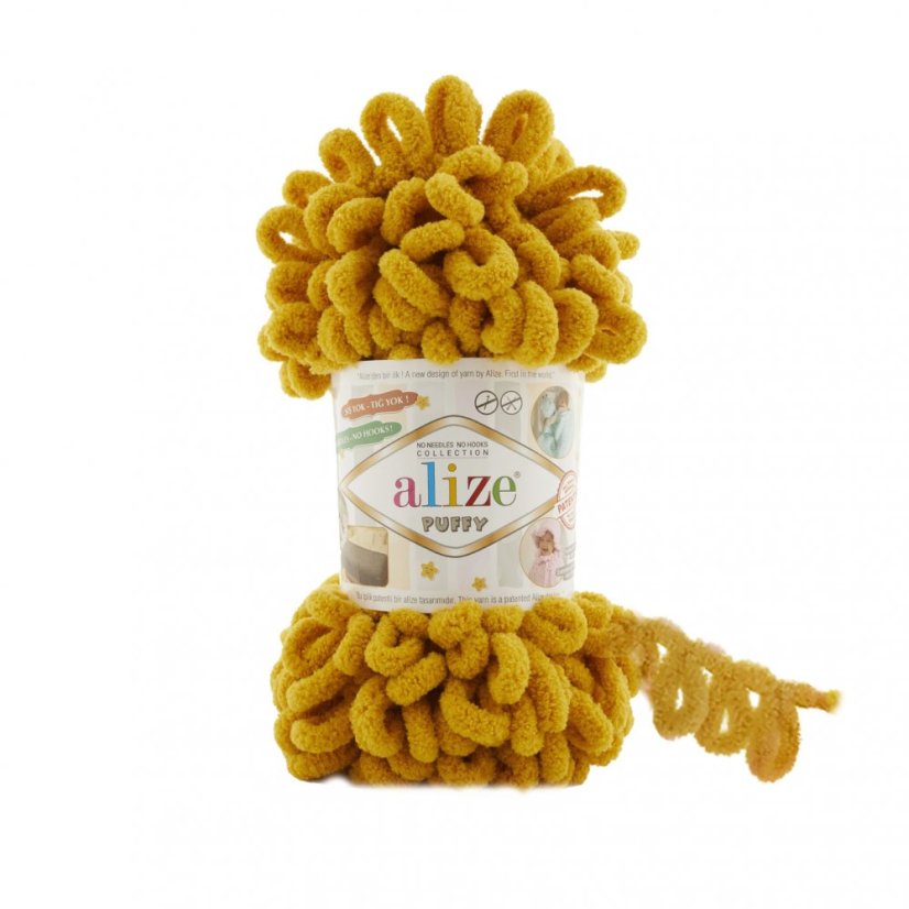 Alize Puffy 002 - hořčicová