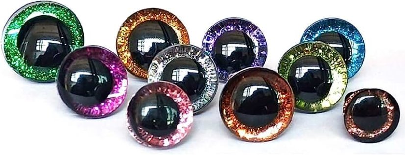 Glitrové oči 14 mm