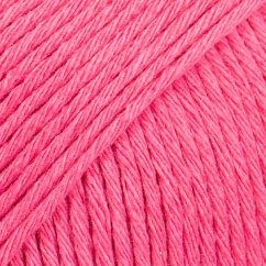 DROPS Cotton Light uni colour 45 - růžový plameňák