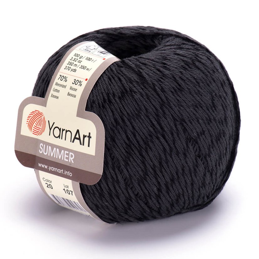 YarnArt Summer 17 - černá