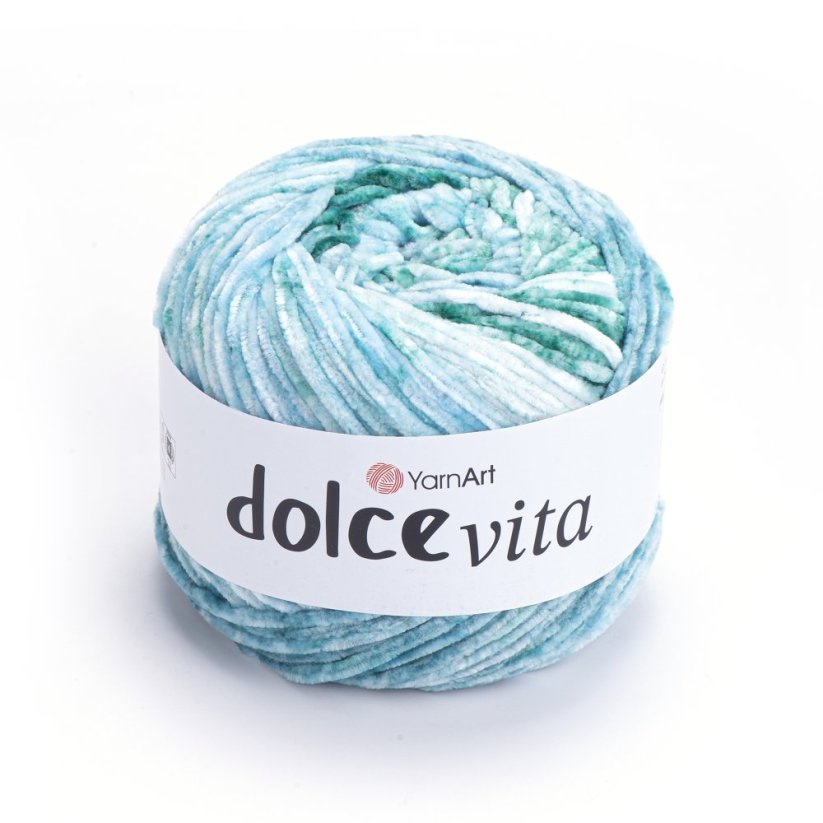 YarnArt Dolce Vita 3408 odstíny zelené