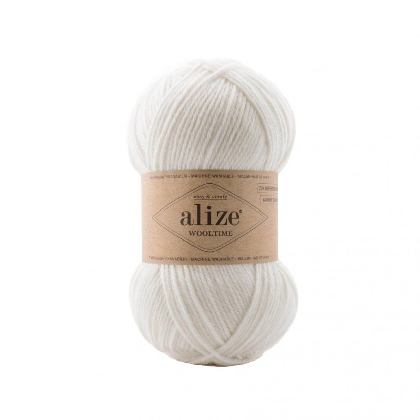 Alize Wooltime 55 bílá