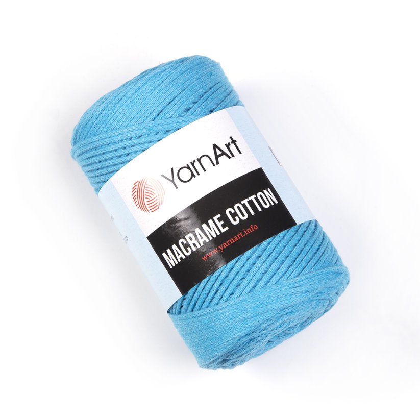 Yarnart Macrame Cotton 763 - světle tyrkysová