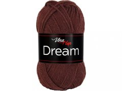 Vlna-Hep Dream 6407 - tmavě hnědá