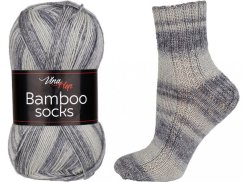 Vlna-Hep Bamboo Socks 7910 - šedá